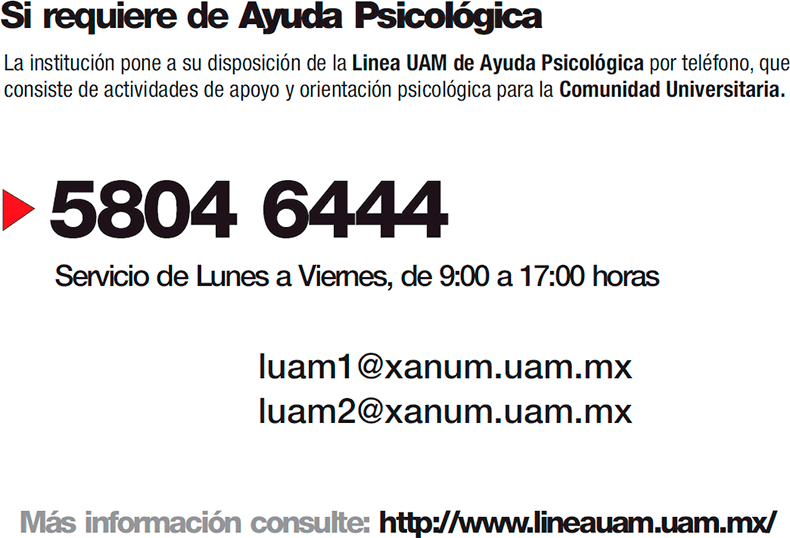 Apoyo psicol�gico